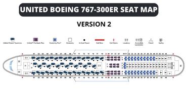 United Airlines Seat Map 767 300 | Two Birds Home