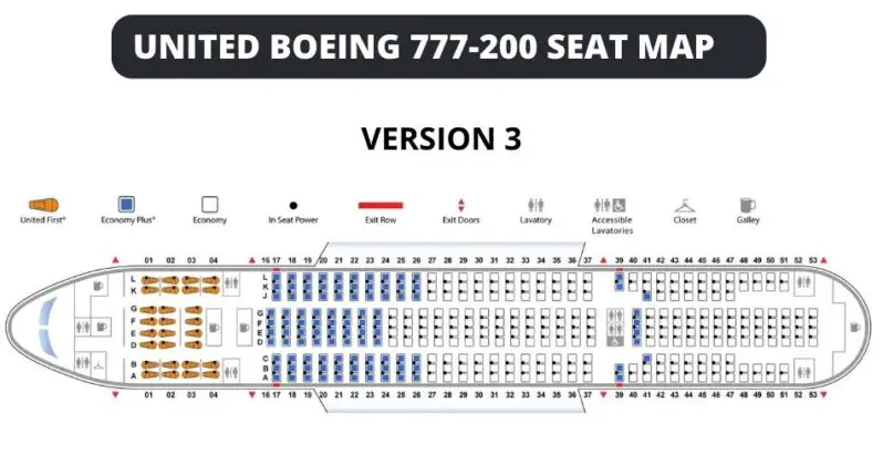 Boeing 777 Seating Chart United