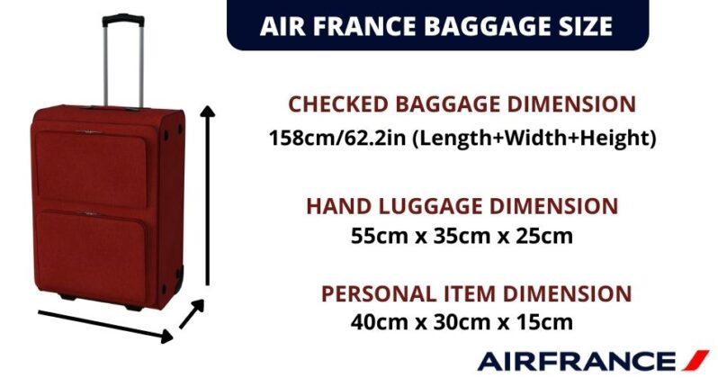 Air France Baggage Allowance Latest 2023 (Discover Free Baggage)