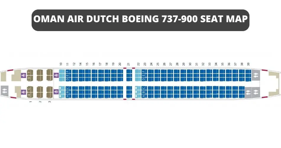 oman air boeing 737 900 seat map aviatechchannel