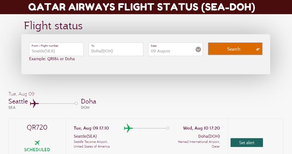 qatar airways seattle flight status check aviatechchannel