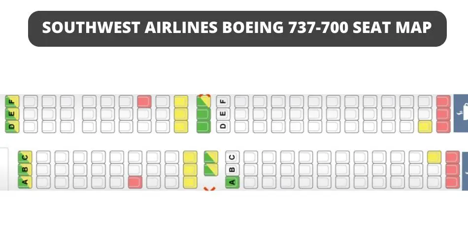 southwest airlines boeing 737 700 seat map aviatechchannel