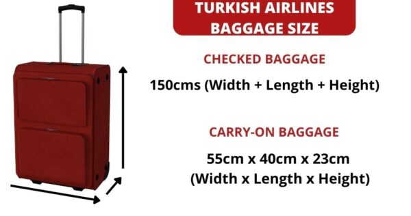 Turkish Airlines Baggage Allowance Extra Fees 2024 