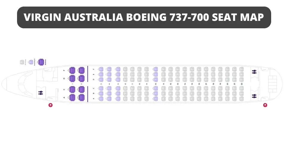 virgin australia boeing 737 700 seat map aviatechchannel