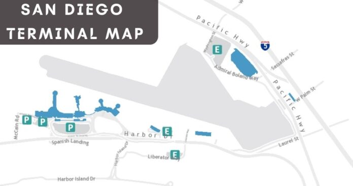 San Diego Airport Parking Map Aviatechchannel 696x366 