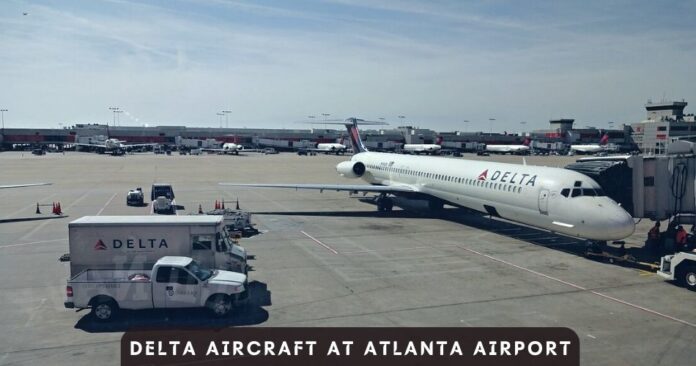 Delta Aircraft At Atlanta Airport Aviatechchannel 696x366 