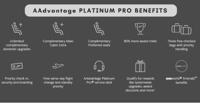 american airlines platinum benefits phone number