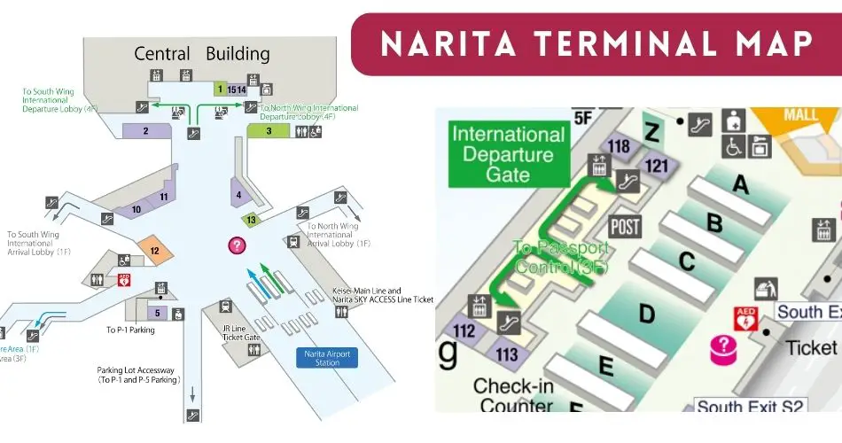 air canada narita airport terminal map aviatechchannel