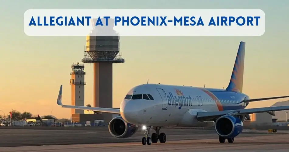 allegiant air at phoenix mesa airport aviatechchannel