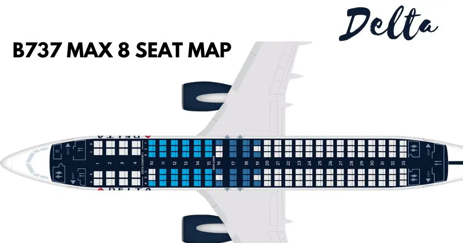 delta boeing 737 max 8 seat map aviatechchannel