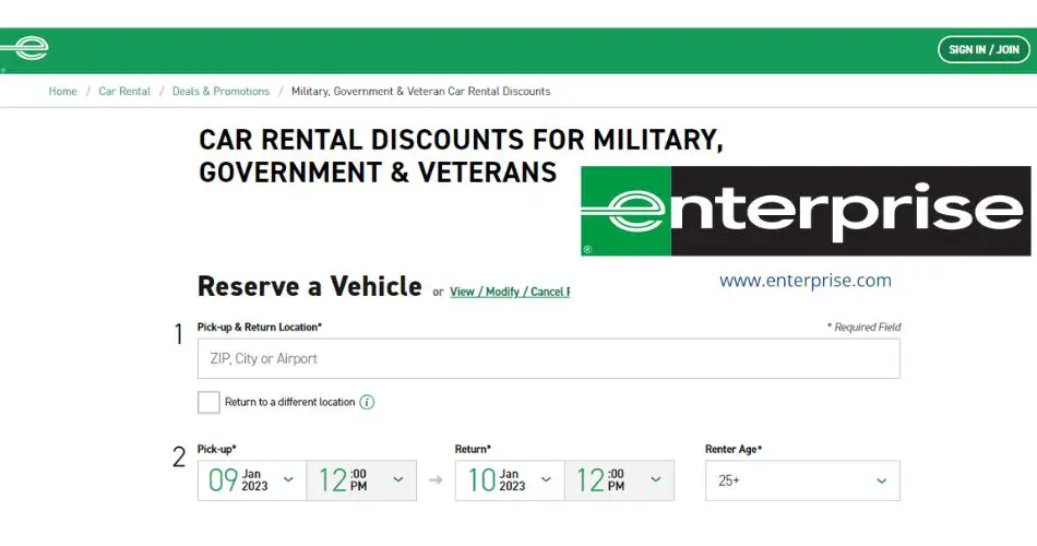 military discount for enterprise car rental aviatechchannel