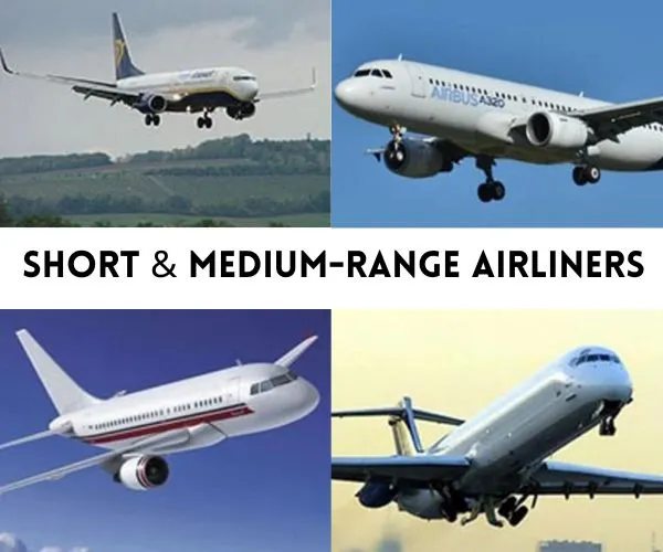 short and medium range airliners aviatechchannel