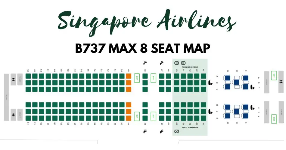 singapore airlines boeing 737 max 8 seat map aviatechchannel