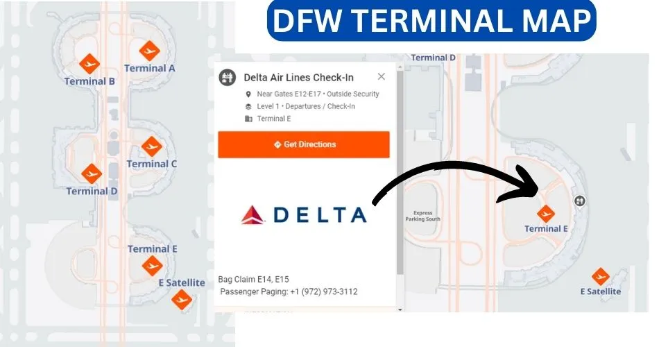 what terminal is delta at dfw airport aviatechchannel