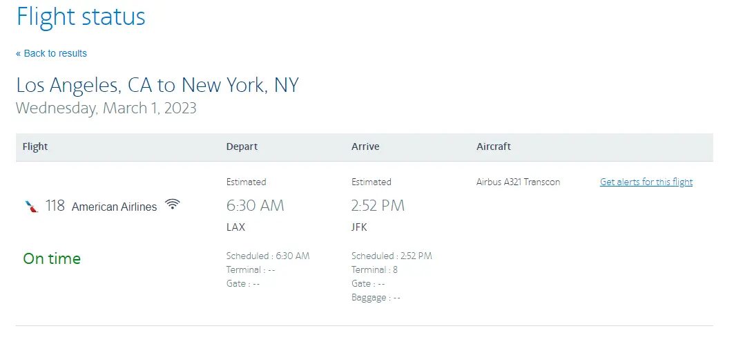 american airlines lax jfk flight status aviatechchannel