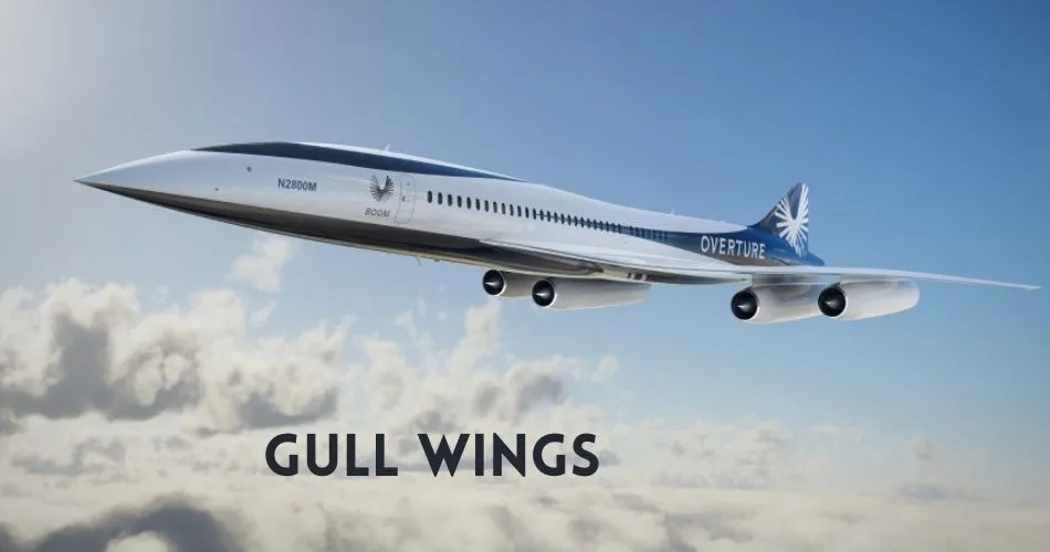 boom overture gull wings aviatechchannel