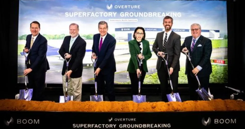 boom overture superfactory groundbreaking aviatechchannel