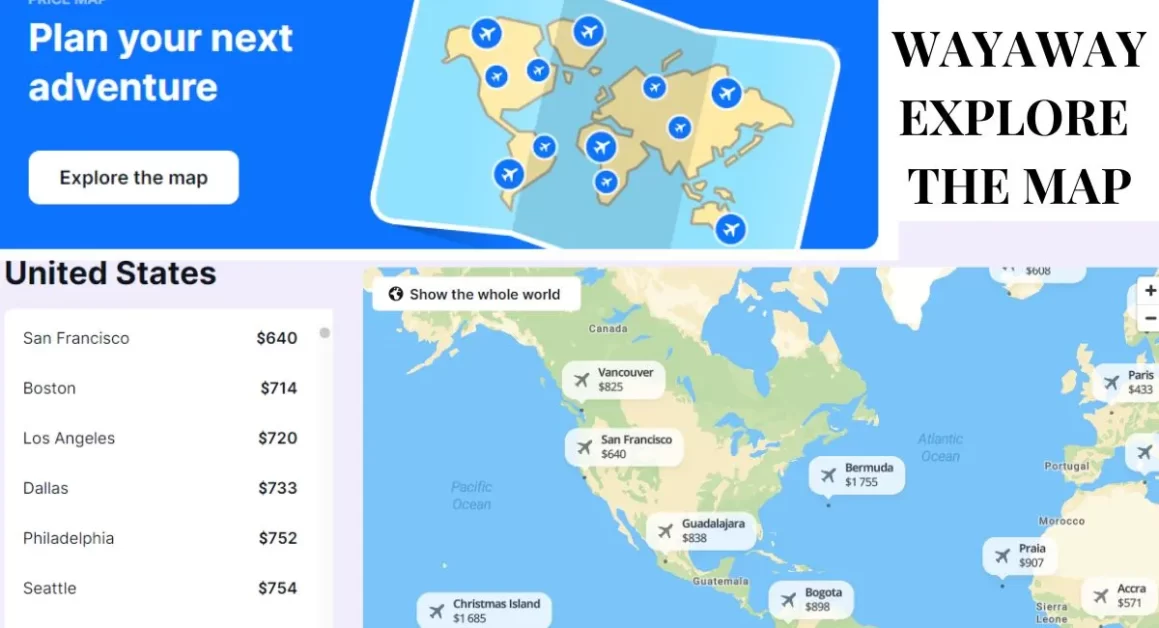 wayaway explore the map aviatechchannel