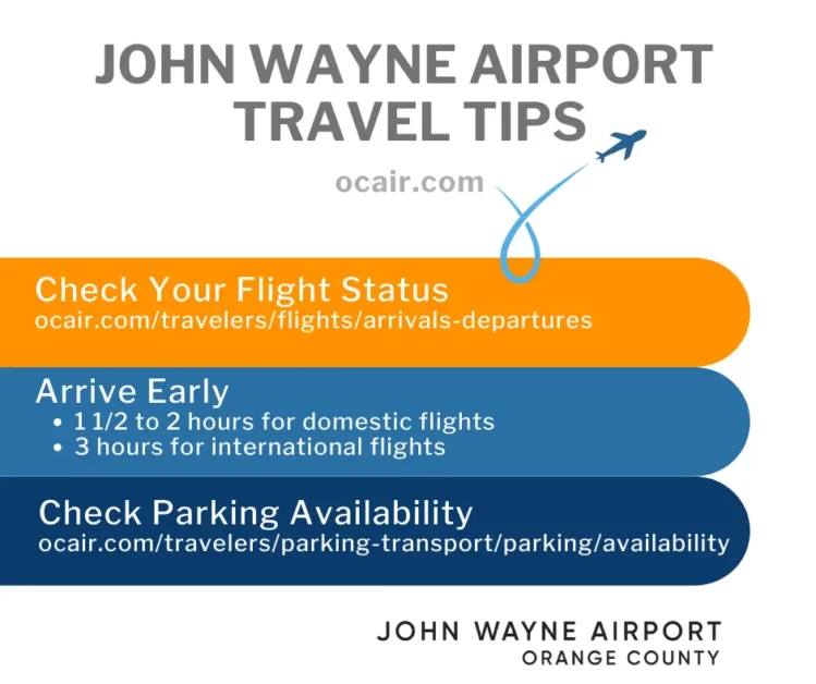 john wayne airport travel tips aviatechchannel