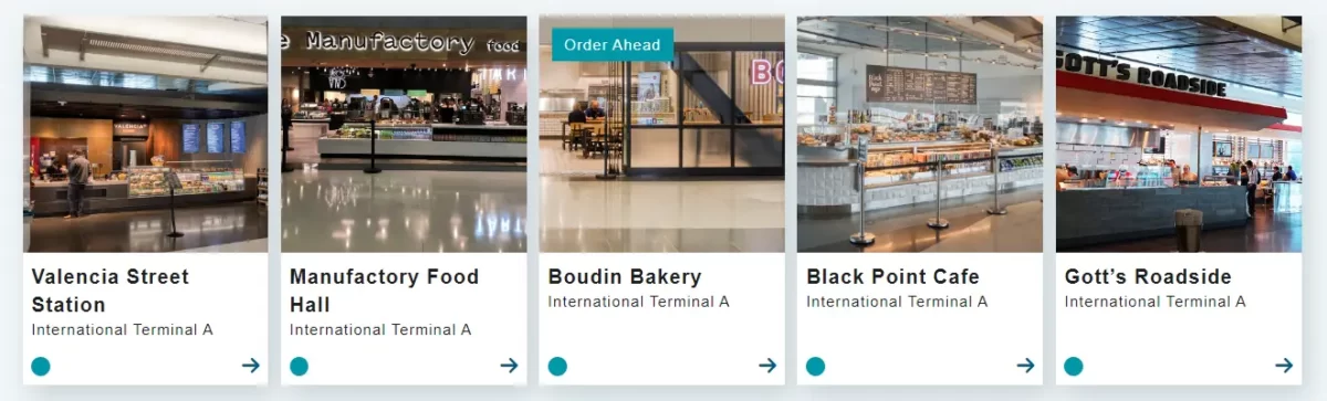 restaurants in international terminal a sfo airport aviatechchannel