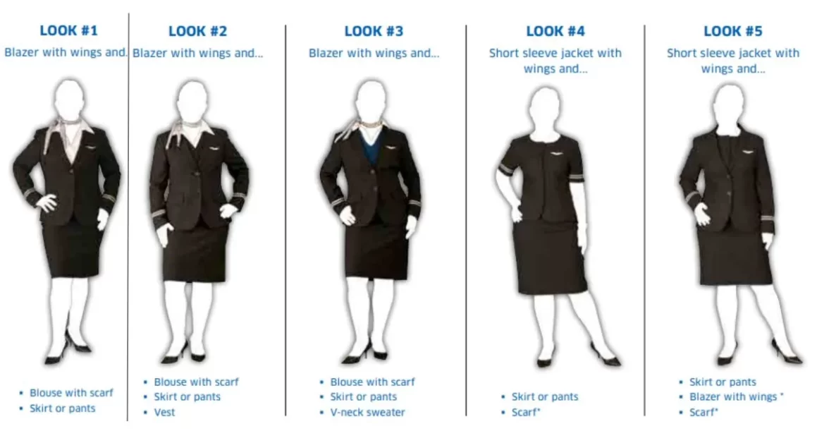 united airlines female flight attendants uniform 1 aviatechchannel