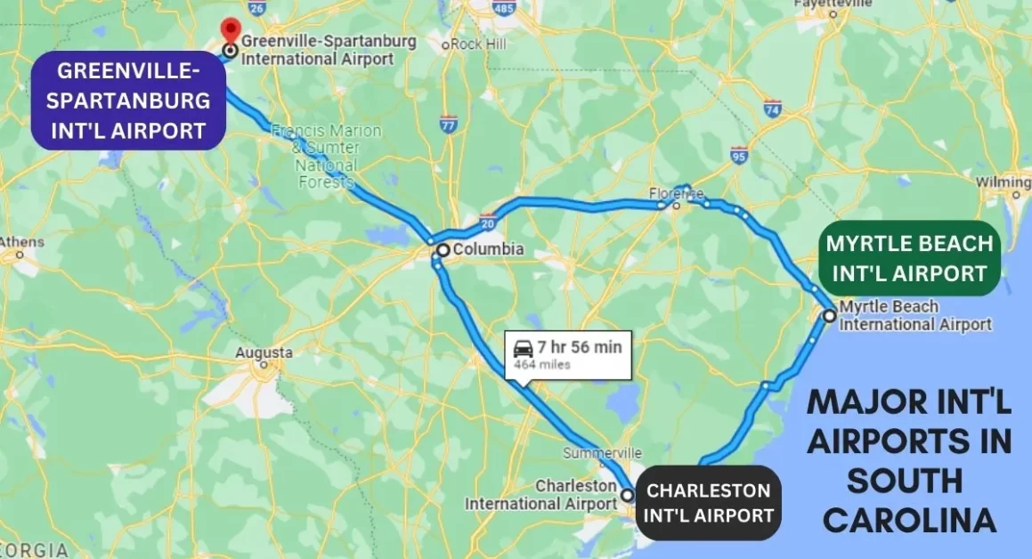 airports in south carolina google maps aviatechchannel