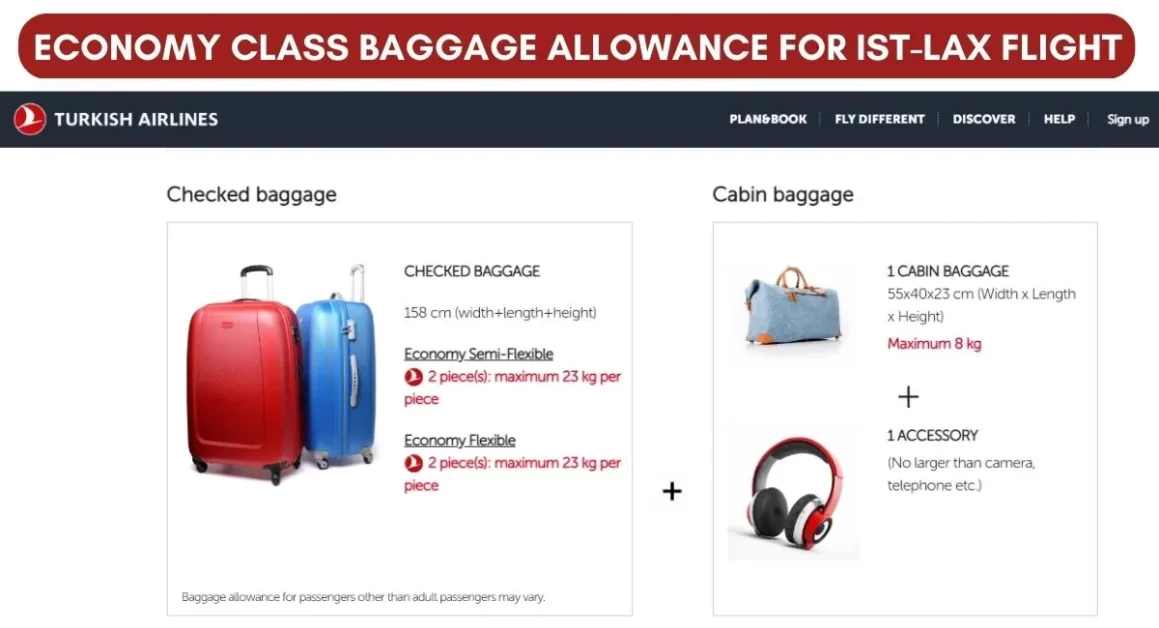 turkish airlines economy class baggage allowance aviatechchannel
