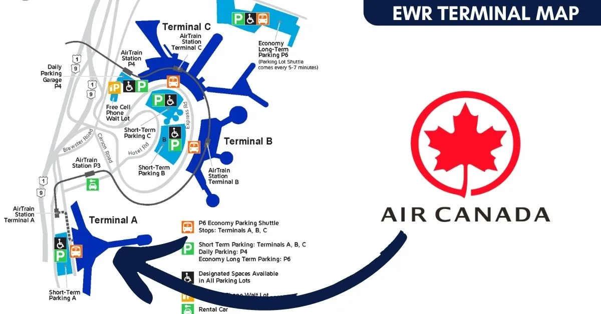 air canada newark terminal map aviatechchannel