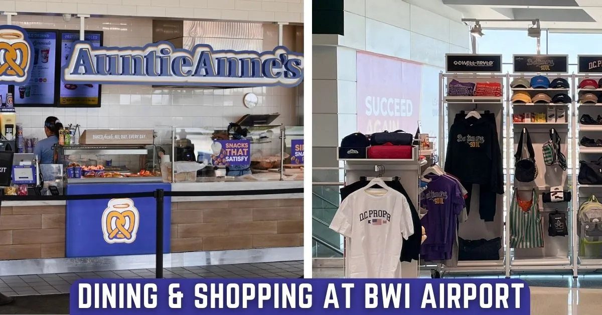 bwi dining and shopping options aviatechchannel
