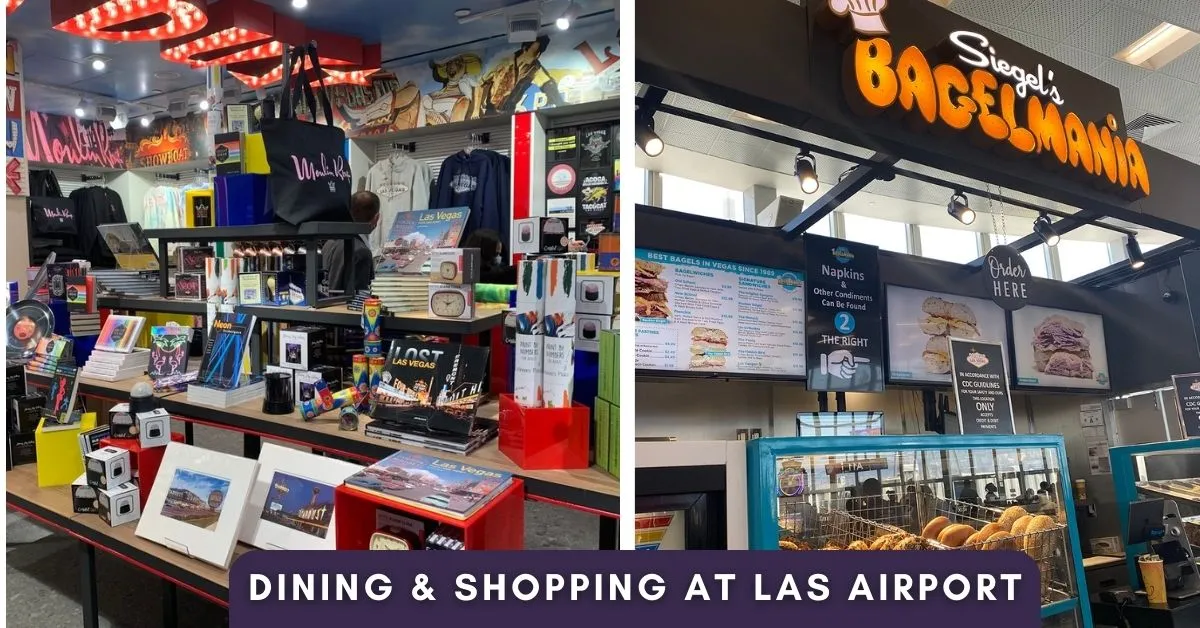 dining and shopping at las vegas airport aviatechchannel