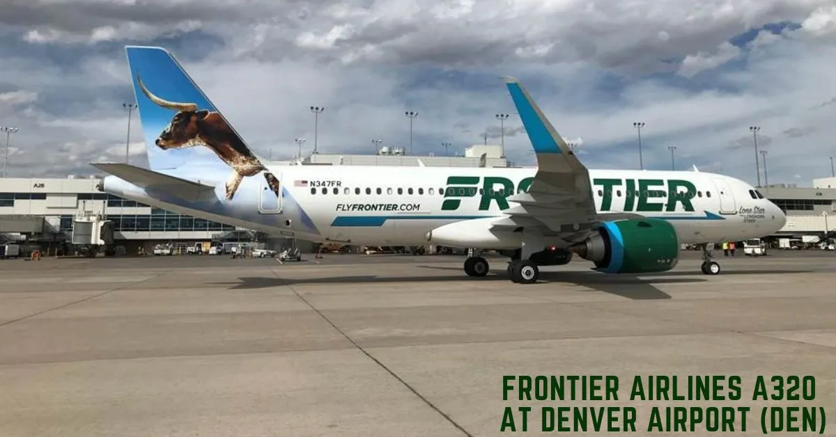 frontier airlines a320 at denver airport aviatechchannel