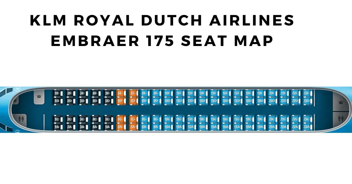 klm embraer 175 seat map aviatechchannel