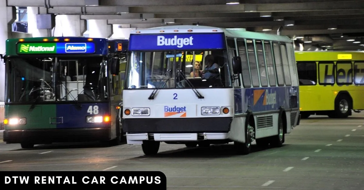rental car campus at detroit metro airport dtw aviatechchannel