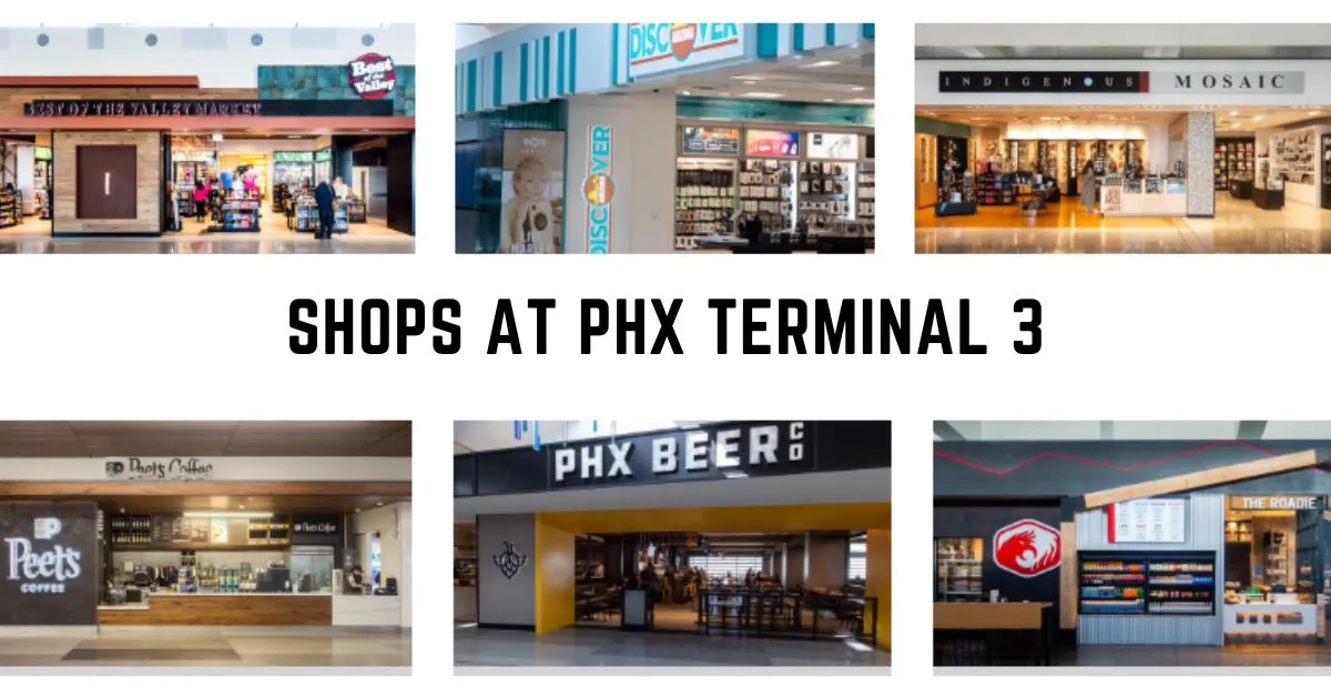 shops at phx terminal 3 aviatechchannel