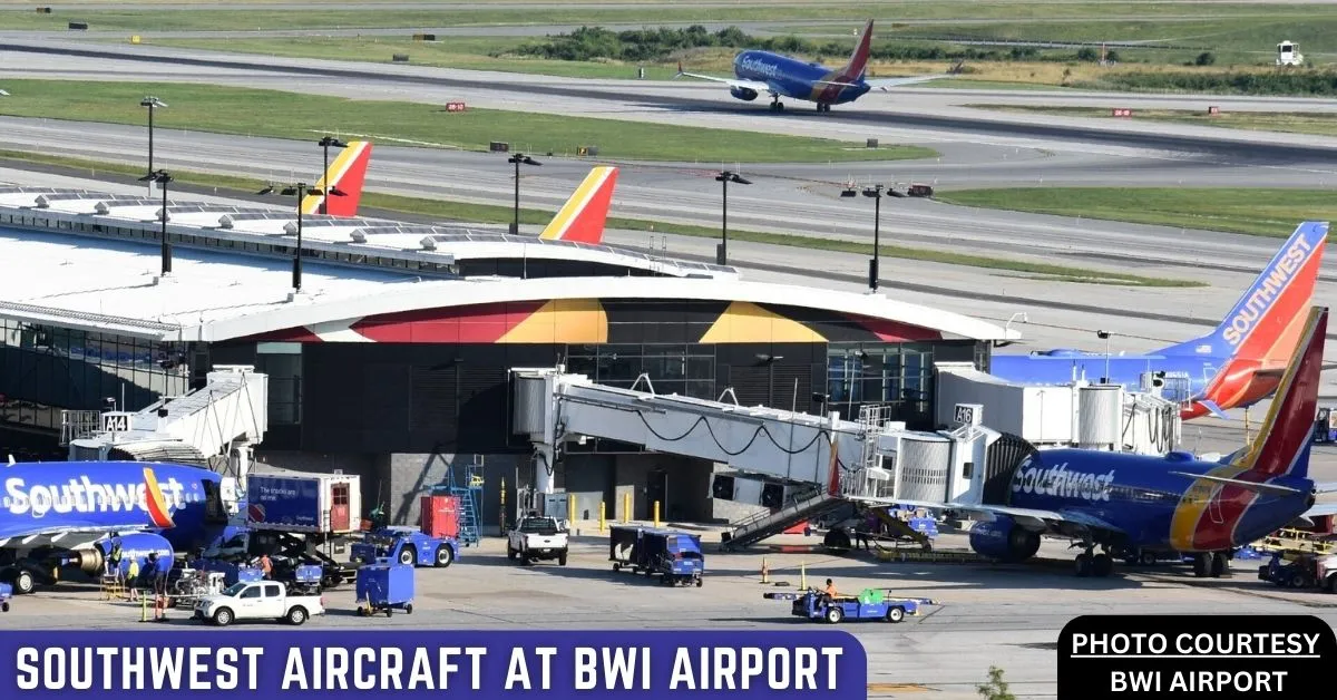 southwest aircraft at baltimore airport aviatechchannel