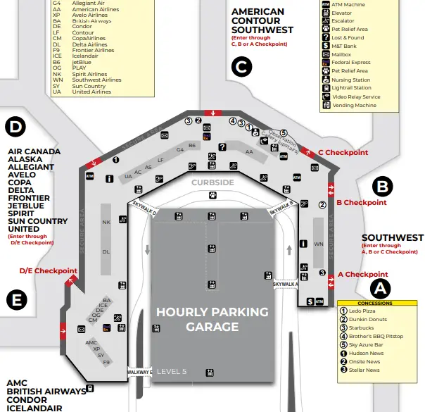 southwest bwi terminal map aviatechchannel