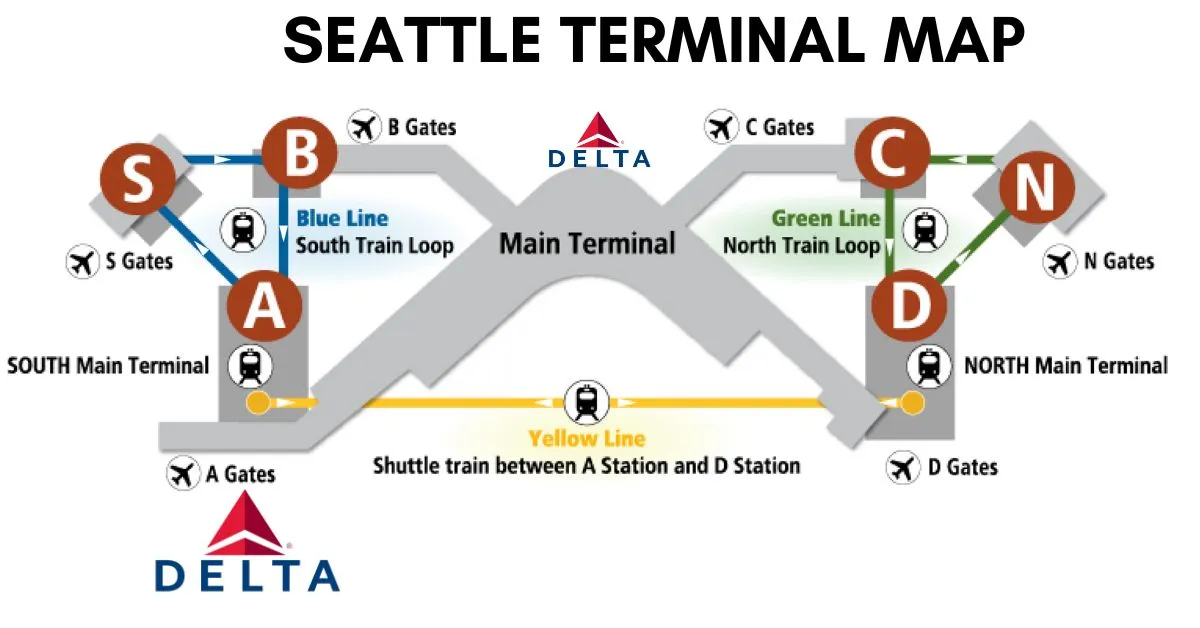 what terminal is delta at seattle airport aviatechchannel