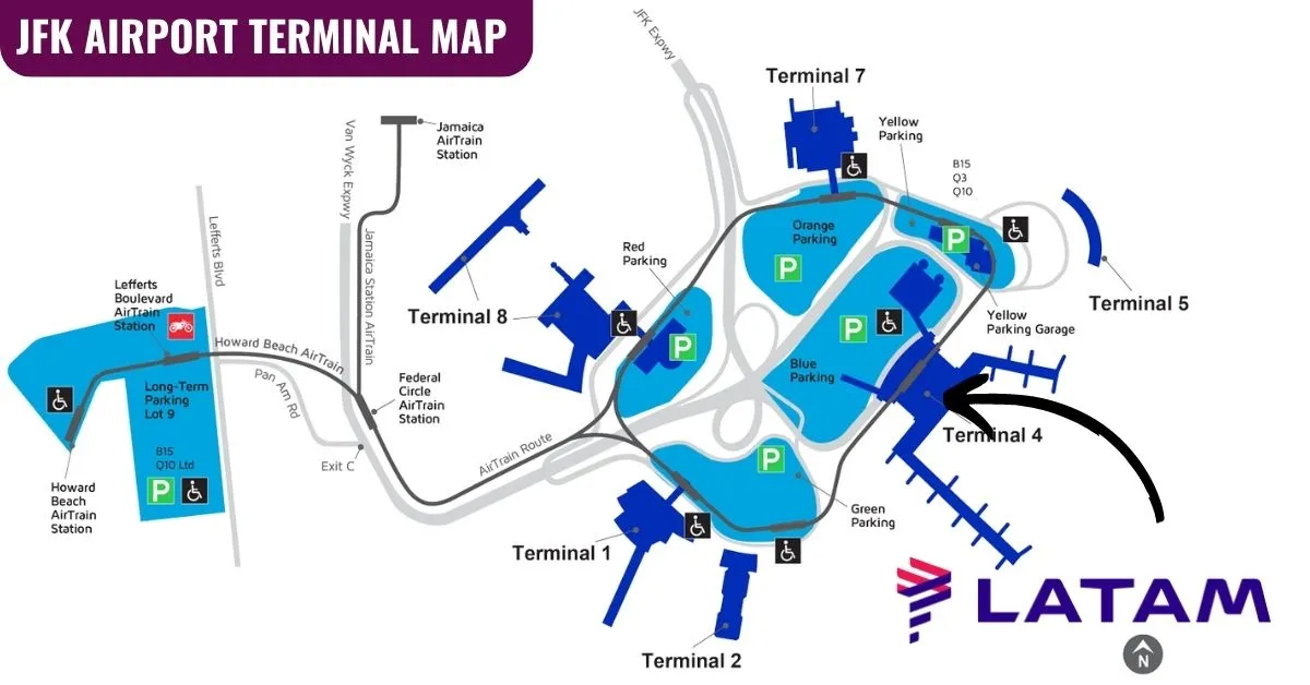 latam terminal at jfk airport map aviatechchannel