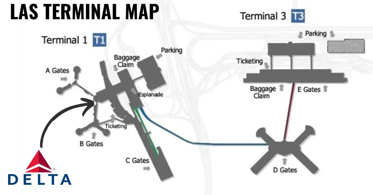 delta las vegas terminal map aviatechchannel