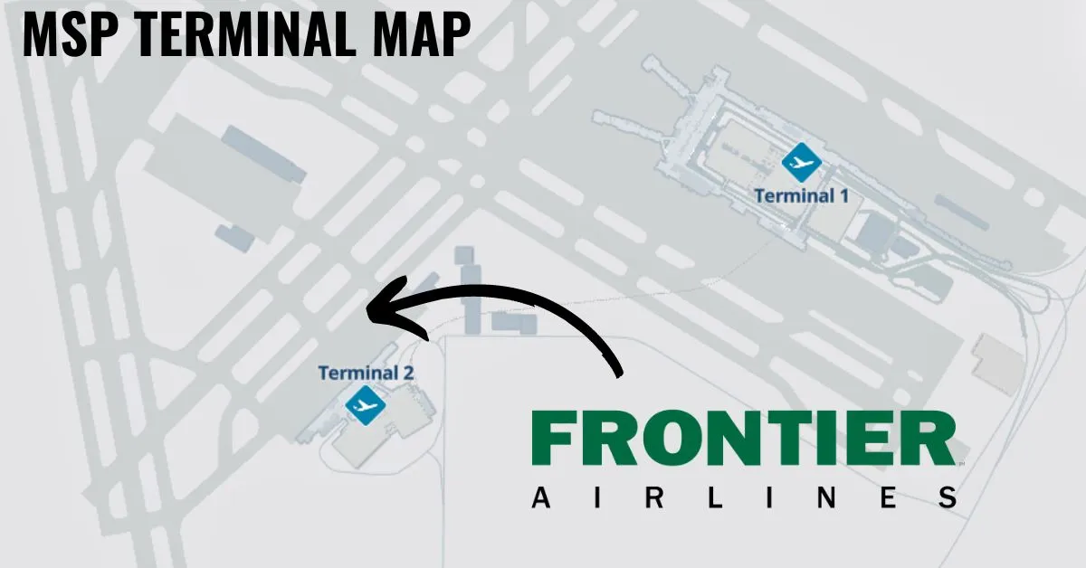 frontier airlines msp terminal map aviatechchannel