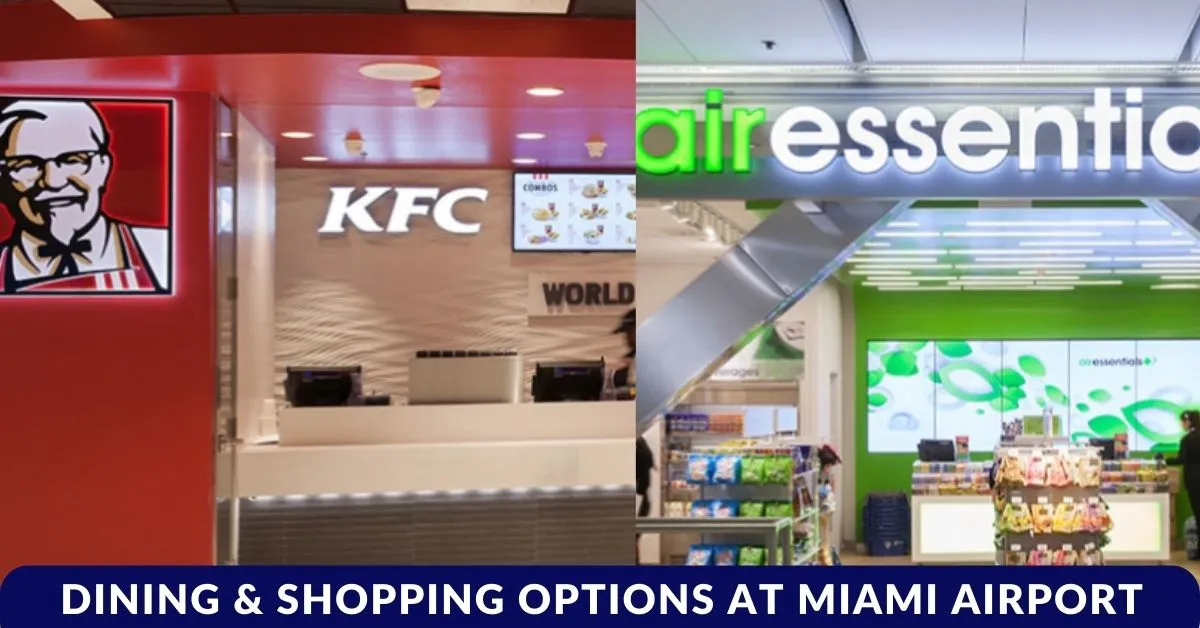 miami airport dining shopping facilities aviatechchannel
