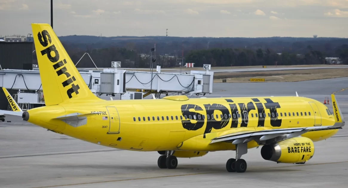 spirit airlines aircraft at bwi airport aviatechchannel