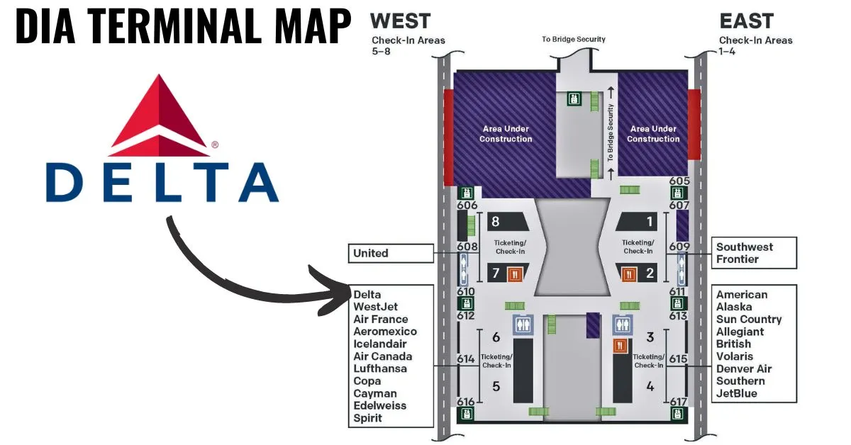 what terminal is delta at denver airport aviatechchannel