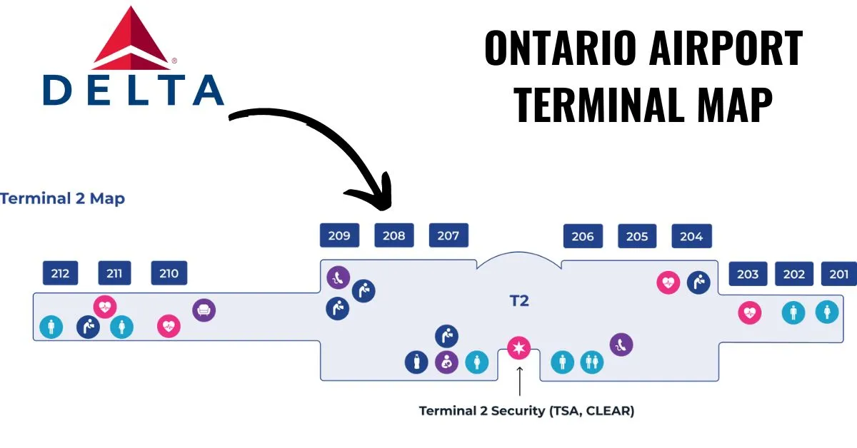 what terminal is delta at ontario airport aviatechchannel