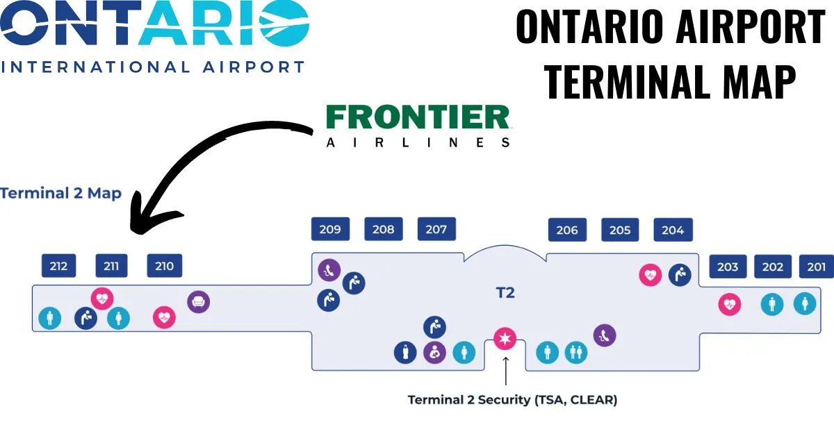 what terminal is frontier at ontario airport aviatechchannel