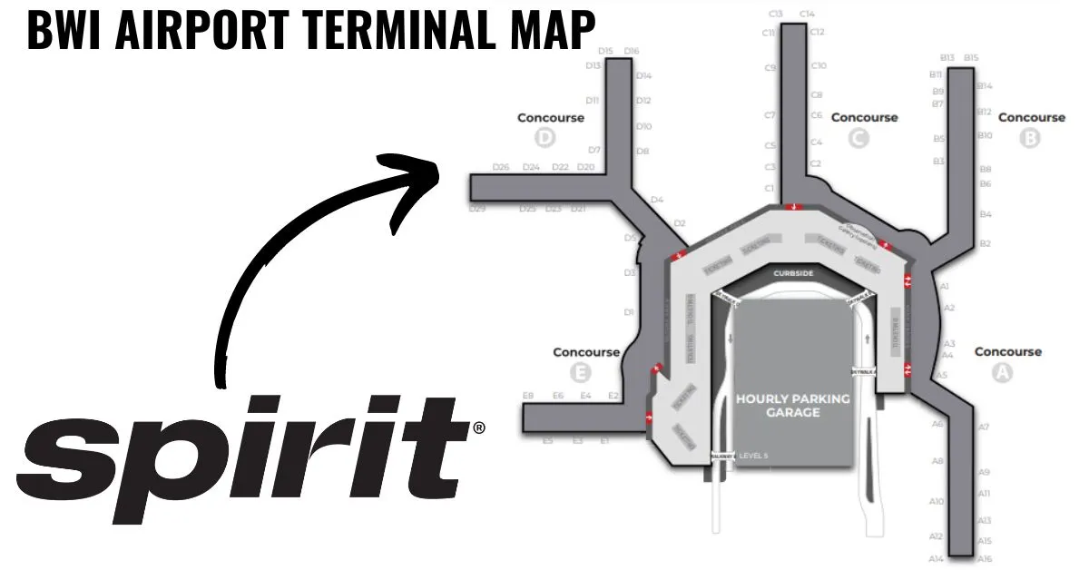 what terminal is spirit at bwi airport aviatechchannel