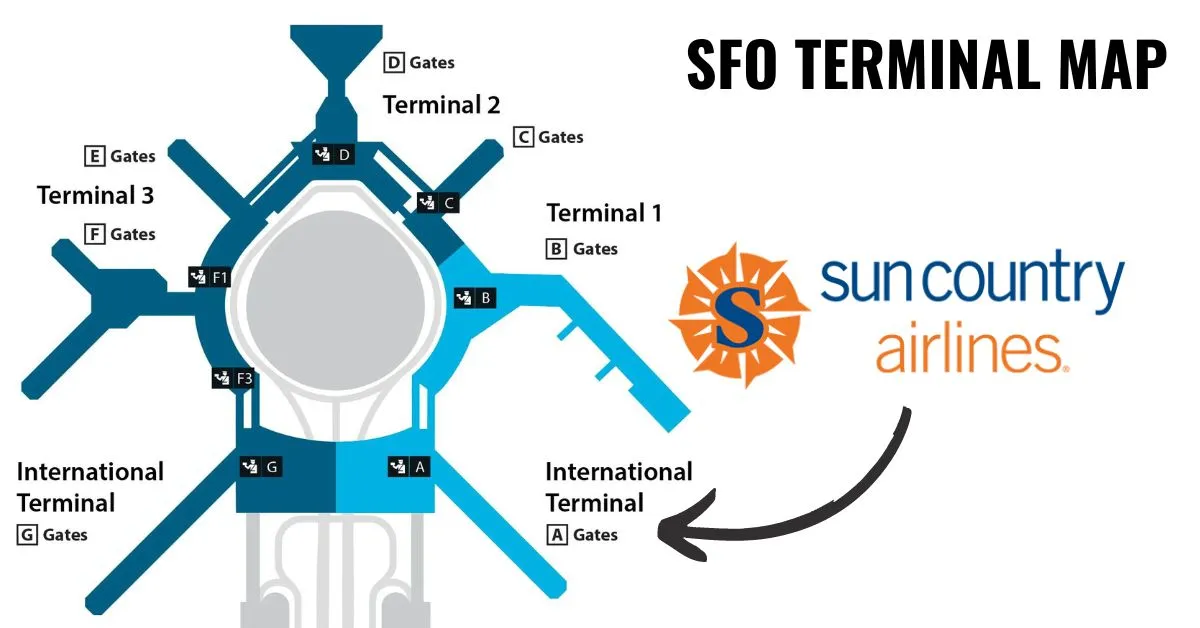 what terminal is sun country at sfo airport aviatechchannel