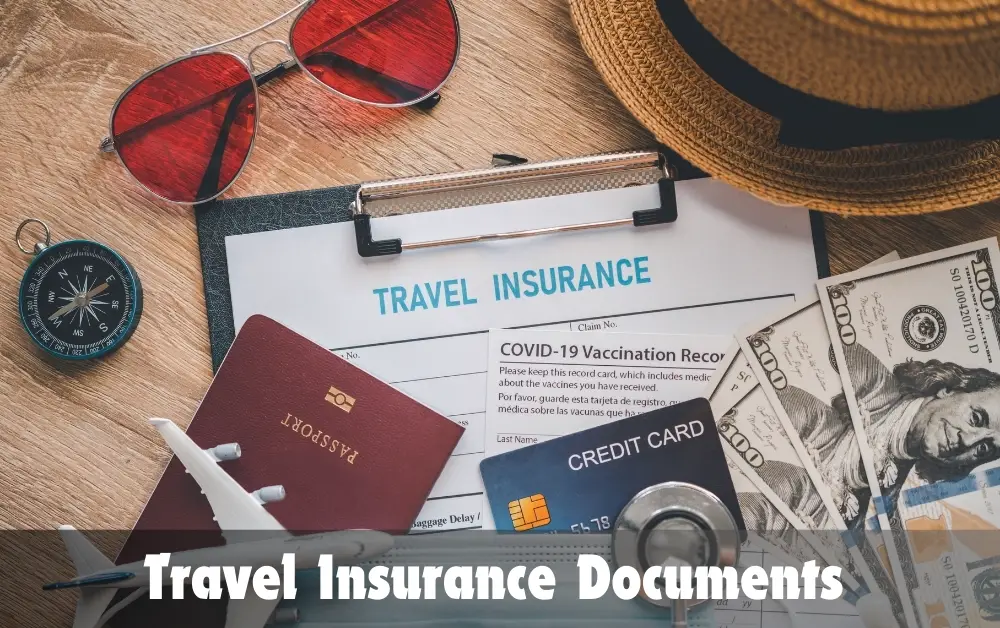 travel insurance documents